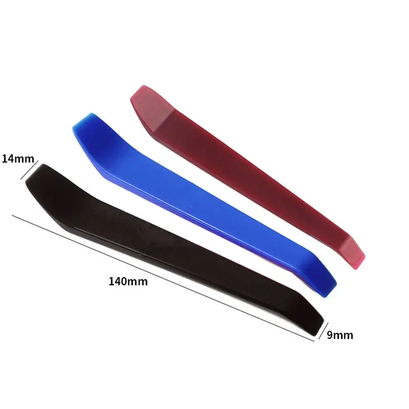 Dụng cụ cài đặt bảng điều khiển trang trí cửa ô tô, Dụng cụ tháo chốt clip cửa ô tô, Dễ dàng mang theo, Để ngăn ngừa trầy xước và hư hỏng trên ô tô, Bao gồm dụng cụ cài đặt 2