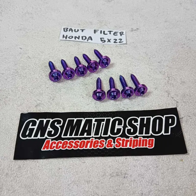 TITANIUM GR5 PROBOLT BAUT BOX FILTER M5X22MM HONDA BEAT VARIO PCX SCOOPY 2