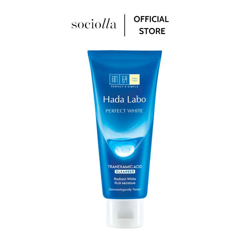 Sữa Rửa Mặt Hỗ Trợ Dưỡng Da Sáng Hada Labo Perfect White 80g