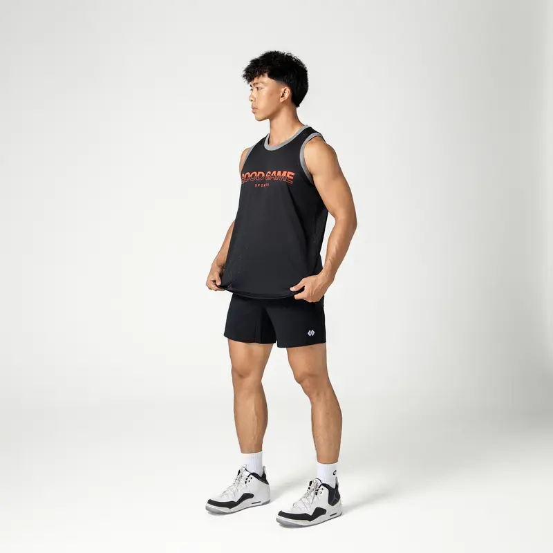 Áo Ba Lỗ Tanktop Nam Good Game Mesh Co Giãn 4 Chiều, Hút Mồ hôi, Thoáng Khí Good Game 1