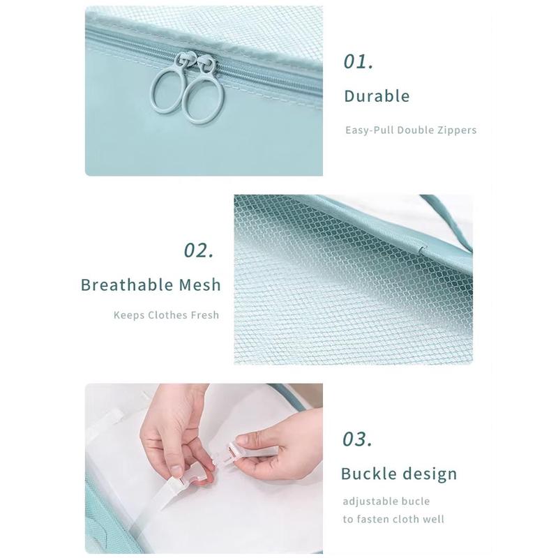 Product Introduction of 7 in 1 Tas Travel Organizer Storage Bag - Tas Dalam Koper Set 7PCS - Tas SET Travel Pake Hemat Pouch 8