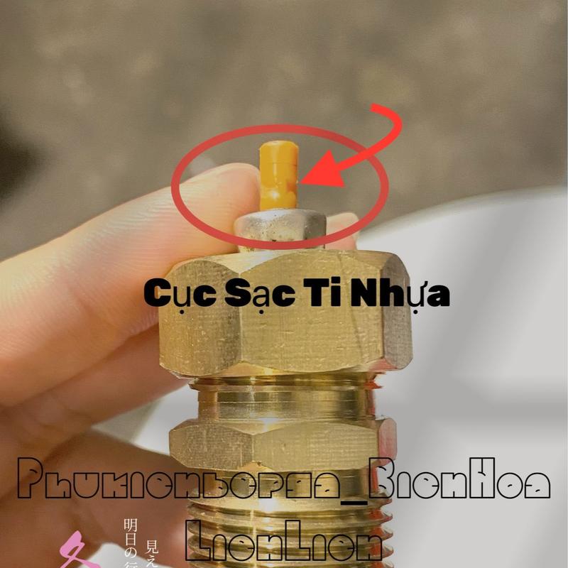 Bộ SẠC GAS TỪ BÌNH 12KG SANG BÌNH GAS LON MINI-TẶNG KÈM 10 NÚT NHỰA VÀ 2 RON ĐEN 3