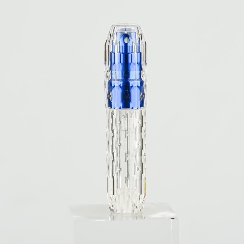 Product Introduction of 5ml Mini Perfume Refillable Bottle Travel Atomizer Alcohol Perfumes, Bottle Filled At The Bottom Directly, Diamond Facet  Spray Bottle Travel 1
