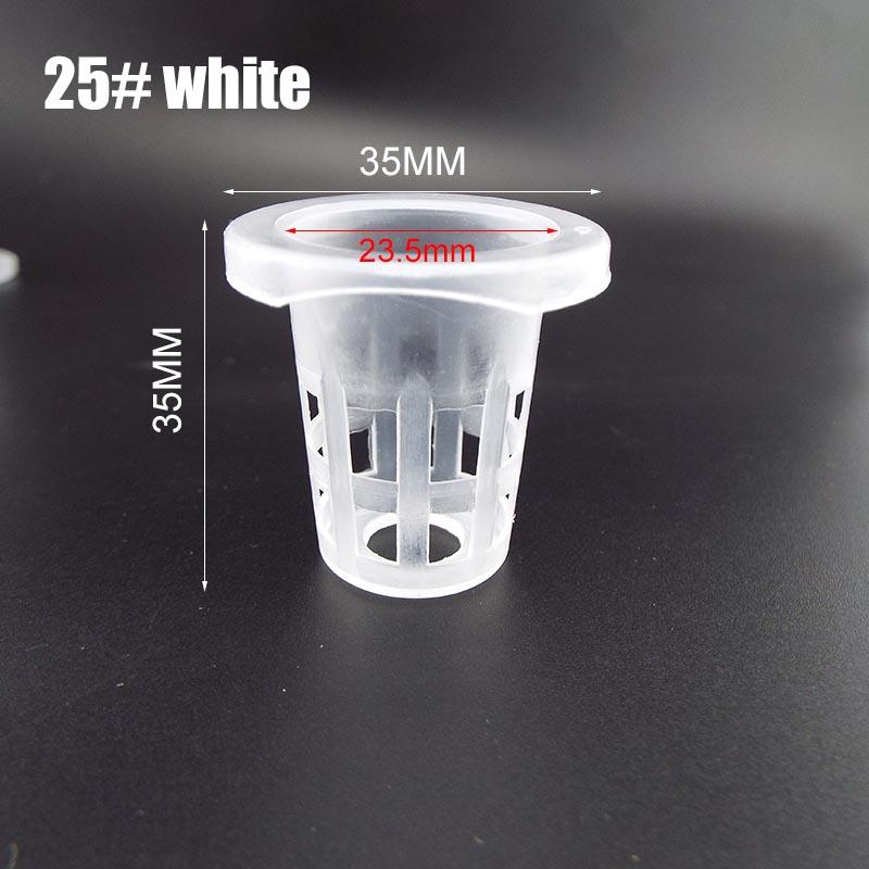 Product Introduction of 50pcs Plastic Basket Holder Plant Grow Net Nursery Pots Hydroponic Mesh Cup Plant Soilless 39