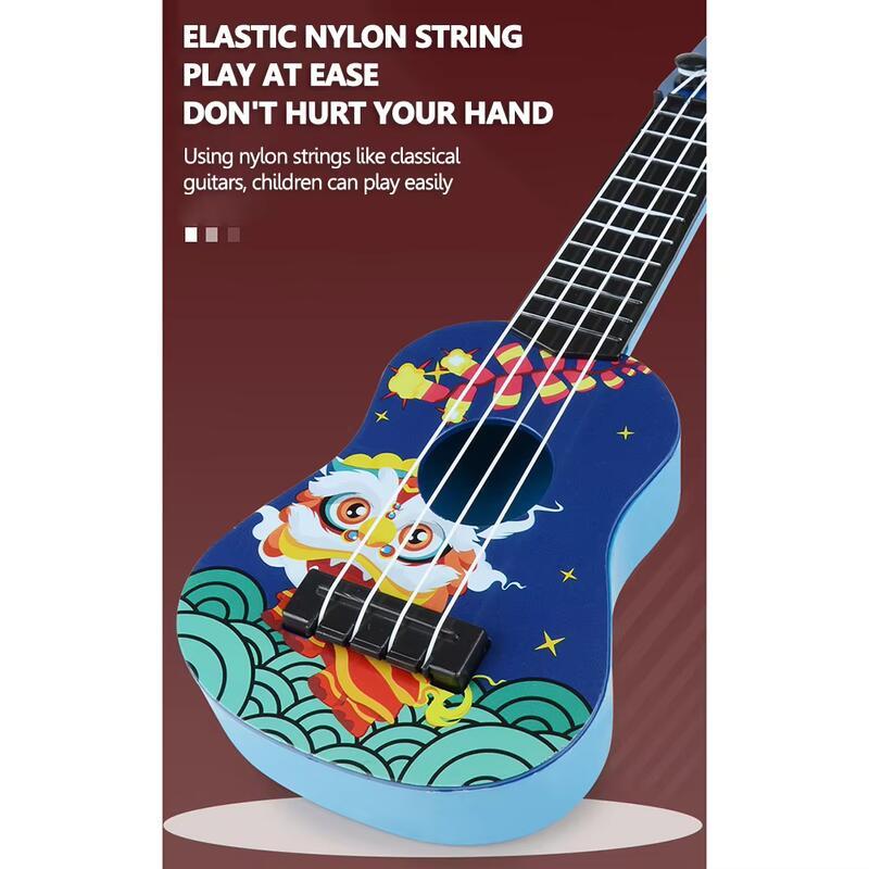 Product Introduction of 25cm Soprano Ukulele 4 Strings Beginners Learning Guitar Musical Early Education Toys Stringed Instruments 27