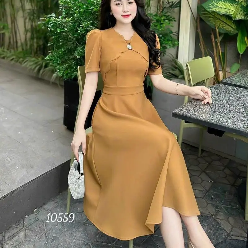 [HOT] Váy đầm dư tiệc đám cưới da hội kèm phụ kiện co size ,M,L,XL,XXL