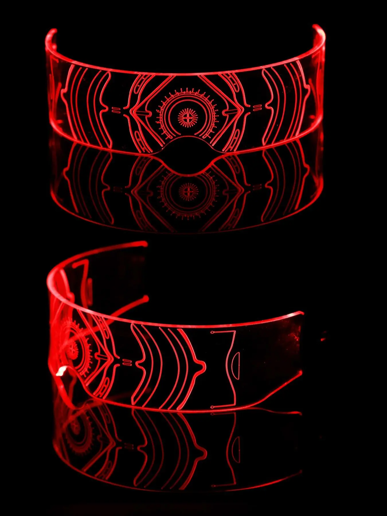 LED Light Up Glasses, Creative Glow in the Dark Glasses, Party Decoration Supplies for Party, Bar, Music Festival