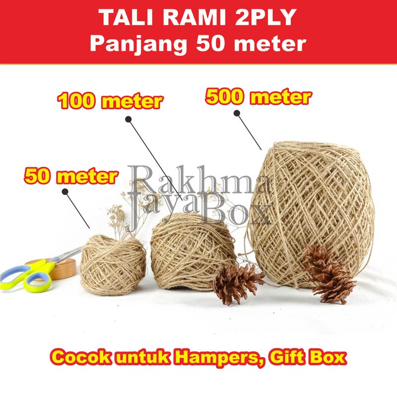 Product Introduction of TALI RAMI ATAU TALI GONI  2 PLY PANJANG 50 METER 2
