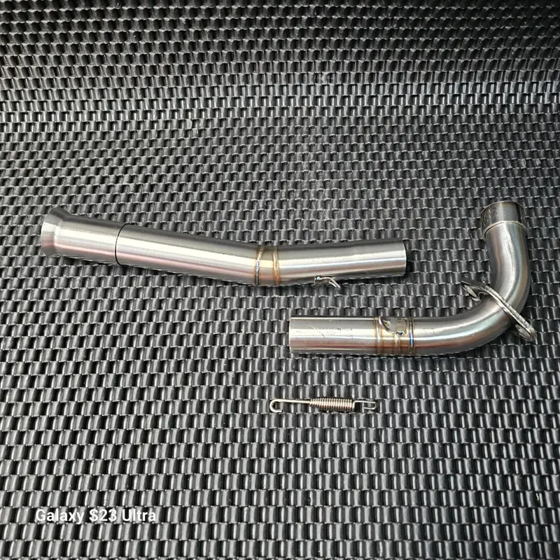 Cổ pô inox 304 2khúc form V2 ôm sát như zin , mối hàn titan đủ size dành cho xe máy wav100/110, drem, cub nhập khẩu Thailad Phụ Kiện Phụ Tùng 2