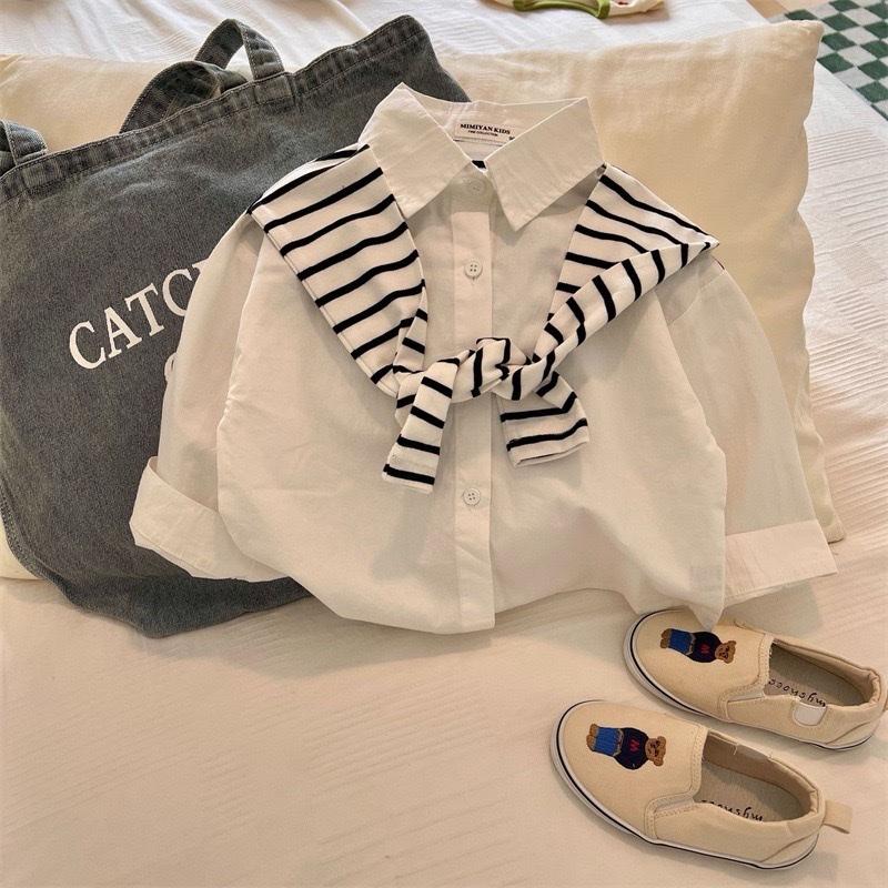 Không kèm áo sơ mi Khăn choàng vai Taby cho bé chất liệu cotton mềm mại cho bé từ 2 tuổi trở lên