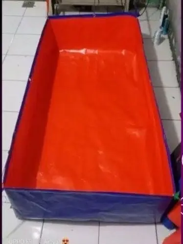 KOLAM TERPAL 2x1x50 BONUS PEMBUANGAN AIR (A8) 3