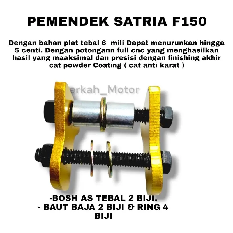 PENURUN MONOSHOCK BELAKANG SATRIA F150 FU,PEMENDEK SHOCK BELAKANG SONIC 150 MURAH premiumm 1