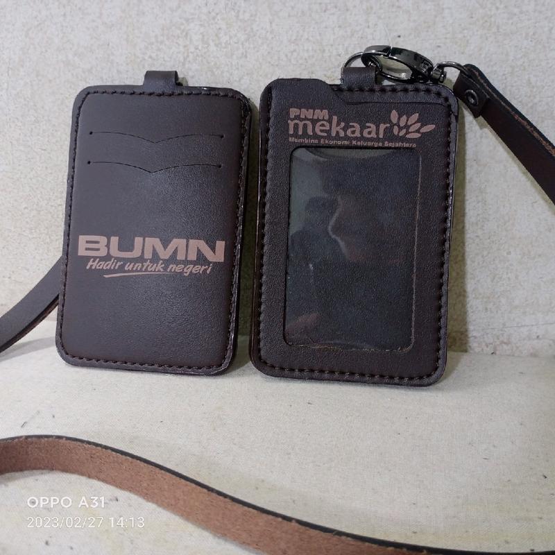 holder kalung id card / tempat id card PNM mekaar BUMN 0