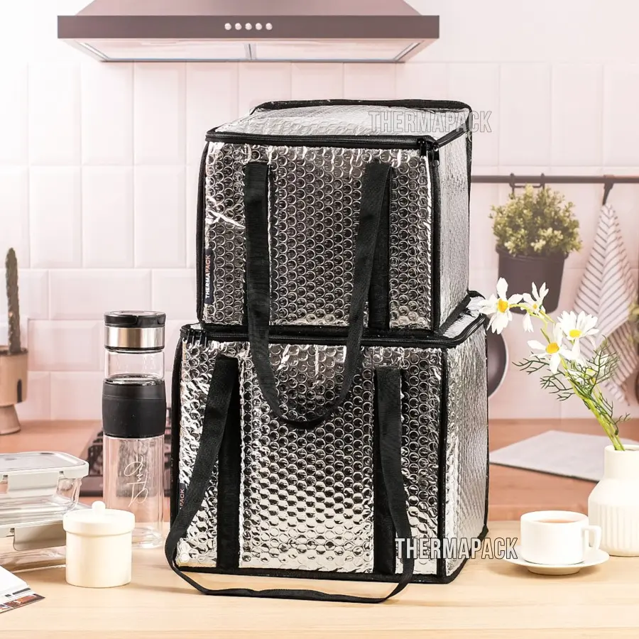 ThermaPack Insulated Cake Bag | Tas Cooler Kue | Thermal Aluminium Bag | Tas Bekal