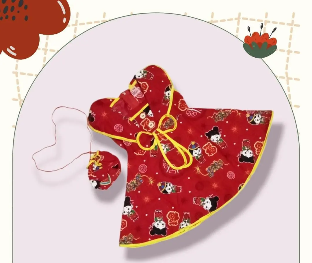 PROMO!!BAJU BAJU SANGHAI ANAK PEREMPUAN TERBARU//BAJU CINA  ANAK 6 BULAN -4 TAHUN//PAKAIAN IMLEK MODEL DRESS PALING TERLARIS Santai Manis Liburan bayi katun Gaun Lengan