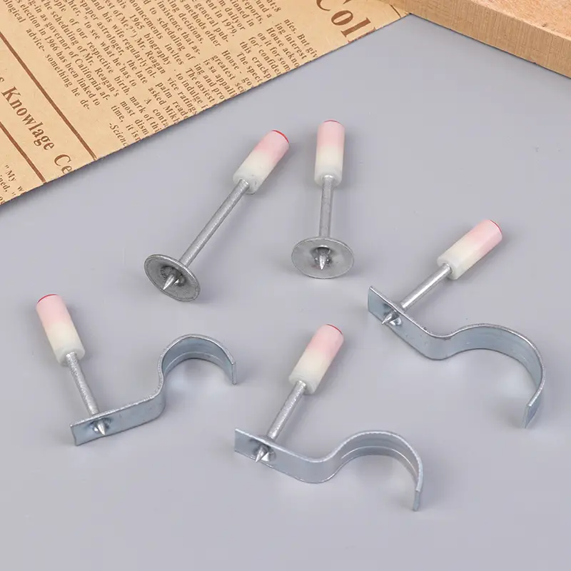 1PCS Round Steel Nails For Manual Rivet Nail  Accessories Tools Concrete Steel Wall Anchor Trough Fastening Tool