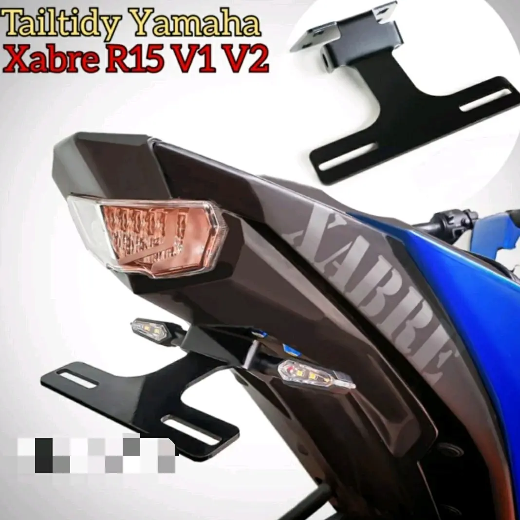 TAIL TIDY R15 V1 V2 XABRE VIXION R TAILTIDY R15 OLD V1 V2 DUDUKAN PLAT Besi Motorcycle