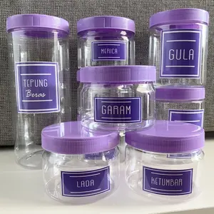 NEW TOPLES BUMBU DAPUR BAHAN PLASTIK WARNA UNGU PASTEL