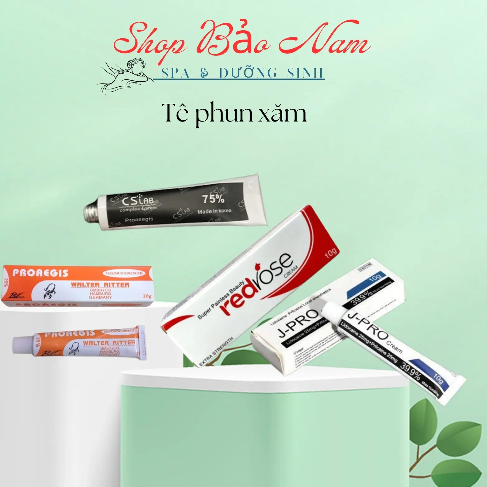 Tuýp kem ủ tê dùng trong phun xăm, đốt nốt ruồi, mụn thịt... Trang Điểm Cosmetic Nữ Women