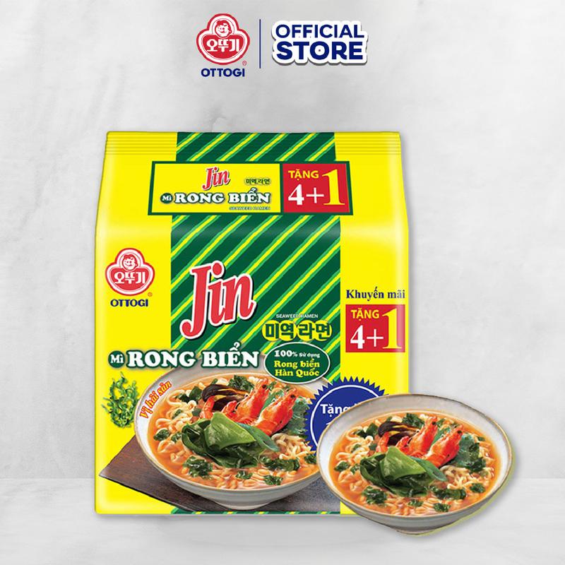 Lốc 5 gói mì Jin Rong Biển Ottogi 120g