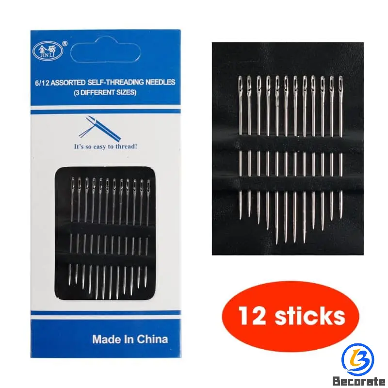 Multi-size Blind Needles Stainless Steel Needle Darning Hand Sewing Needles Embroidery Tool Side Open For DIY Needle
