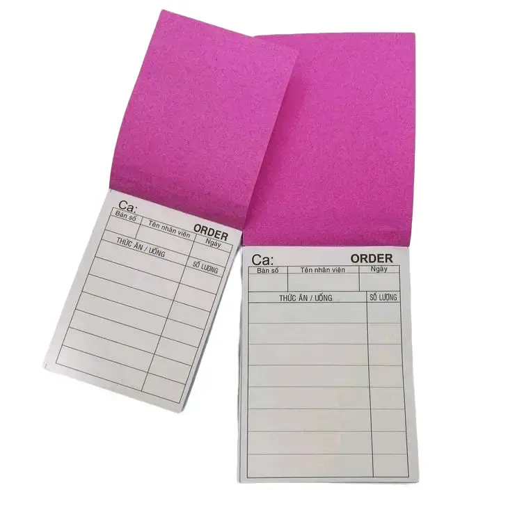 10 Sổ order 2 liên in sẵn nhiều kích thướt dùng cho quán ăn, quán nước tiện lợi dễ sử dụng-quannaocungcan126 0