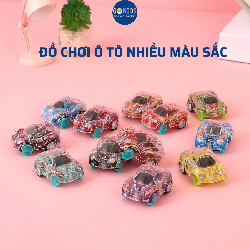 Ô Tô đồ chơi Mini Chạy Đà Vỏ Trong Suốt Nhiều Màu Sắc Cho Trẻ - Xe Đua Thể Thao Năng Động Cho Bé 0