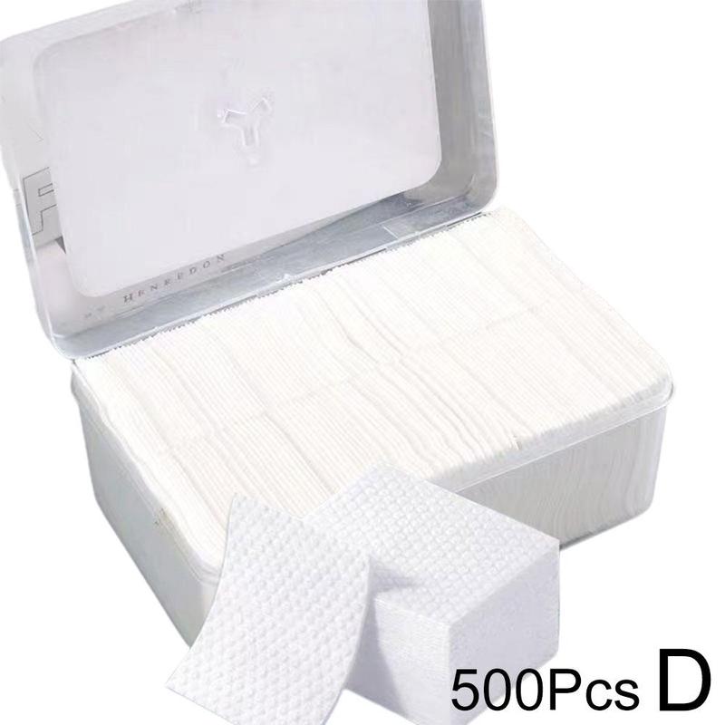 Product Introduction of 600 Pcs Makeup Cotton Round Square Cotton Pads Makeup Remover Pads F1J8 41