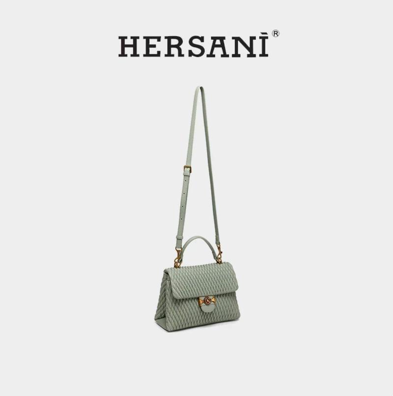 Product Introduction of HERSANI HS8002 - Túi Xách Nữ 2024 HERSANI Màu Xanh Mint Phong Cách Sang Trọng. Bag Da Đeo Chéo, Đeo Vai, Dễ Phối Đồ 4
