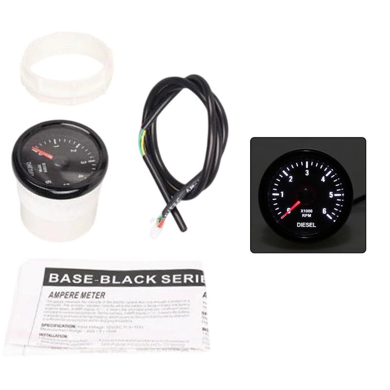 [In Stock] 52mm 0-6000 RPM Tachometer Tacho Gauge Diesel Motor - TikTok ...