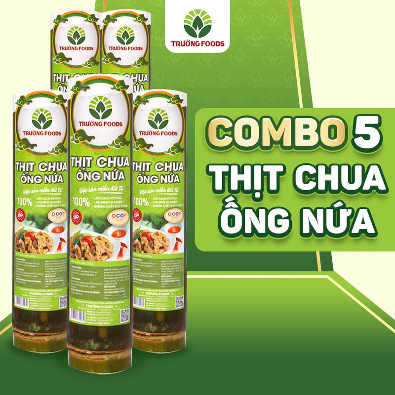 Combo 5 Thịt chua ống nứa Truyền Thống 220g/Ống