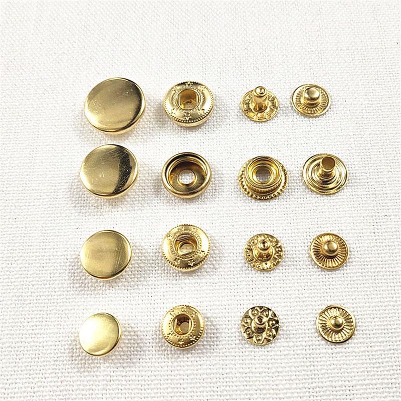 Product Introduction of Phụ Kiện May Vá, Yeahgir, 10 bộ (40 chiếc), Nút Bấm Đính Sách, Chốt Tròn, Nút Bấm 11