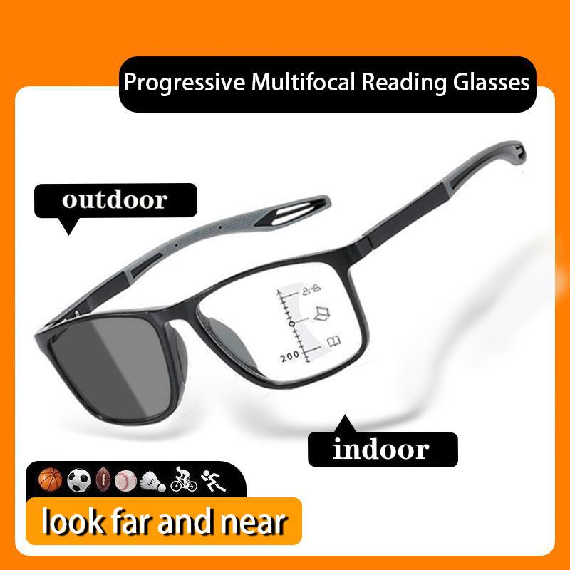 Kính đọc sách đa tiêu độ tiến bộ, 4 trong 1, photochromic, dành cho nam giới,…