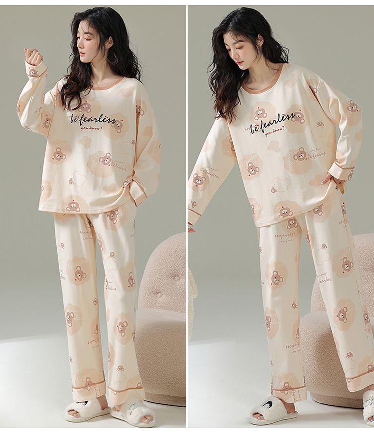 Product Introduction of Bộ Đồ Ngủ Cotton, Cao Cấp, Dành Cho Nữ, Mùa Xuân Và Mùa Thu, Áo Khoác Ngoài Dài Tay, Hàng Mới Về, Thích Hợp Cho Mùa Đông Và Mùa Hè, Đồ Mặc Nhà, Chất Liệu Cotton 17
