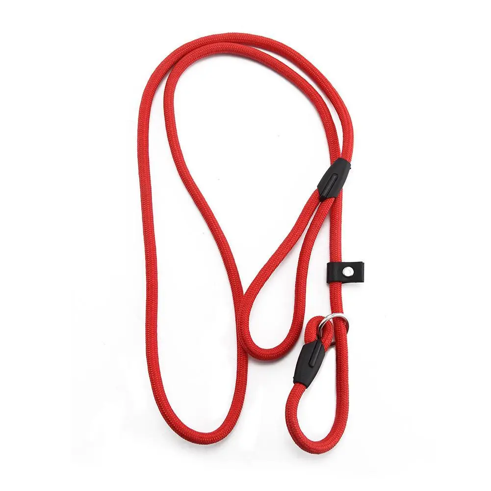 Nylon Pet Leash Dog Slip Rope Leash 130cm Dog Training Leash Strong Slip  Adjustable Pet Slipknot Nylon Leash for Dogs Cats hand  free