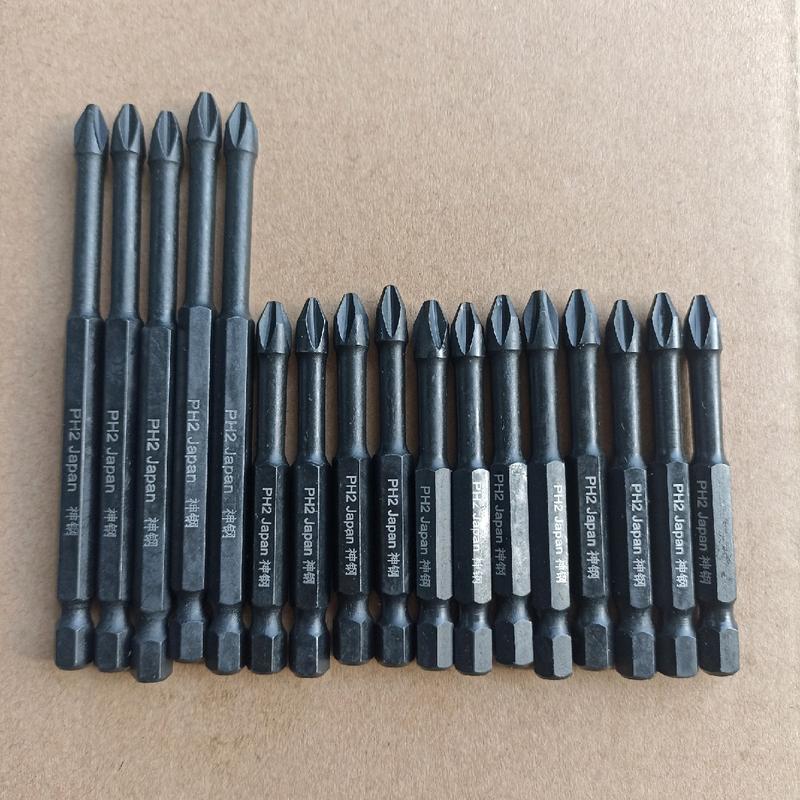 Bộ 17 đầu tua vít tiêu chuẩn ph2 có nam châm- Anh em bắt vít dùng cho gia đình công trình