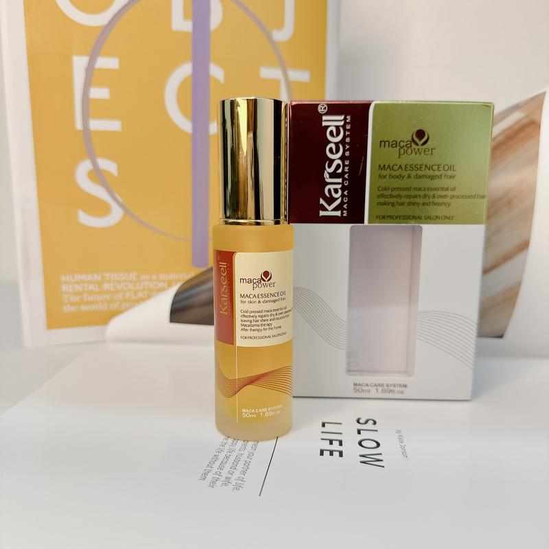 KARSEELL - Tinh Dầu Dưỡng Tóc KARSEELL MACA ESSENCE OIL  50ml Dưỡng Tóc Khô Sơ, Tóc Nhuộm, Phục Hồi Mềm Mượt - BẢO NGỌC AEROBIC   Chăm Sóc Tóc