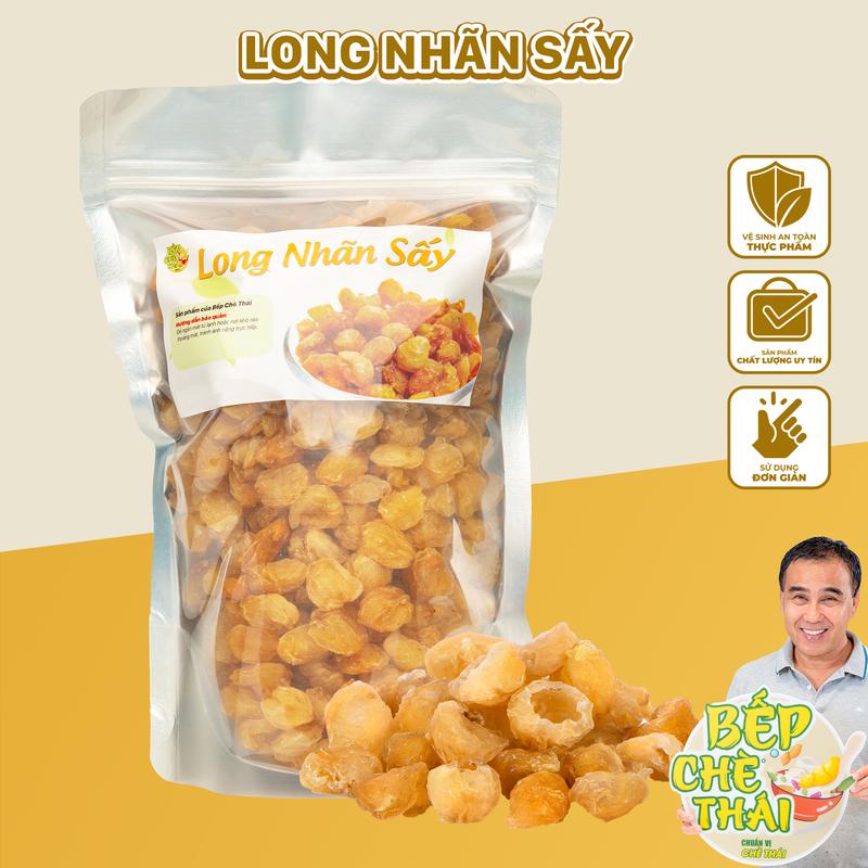 Long Nhãn Hưng Yên Sấy Khô - Túi 100gr 500gr Bếp Chè Thái Snack Food Ăn Vặt