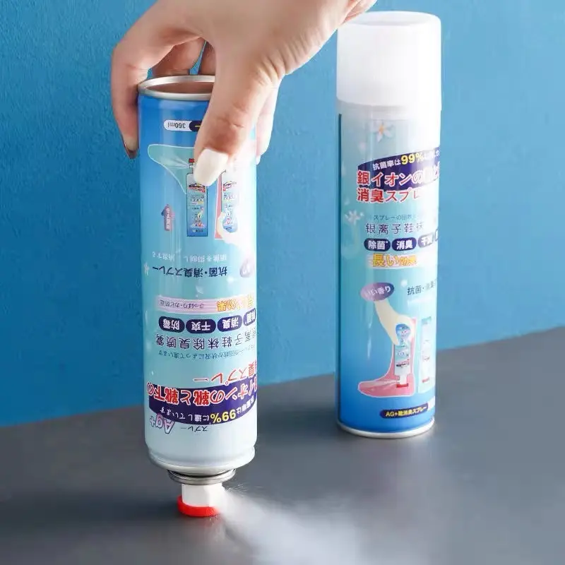 Chai xịt khử mùi hôi giày, lưu hương, chống thối chân, kháng khuẩn, công nghệ Bạc ion KHUMUI bot vesinh giay 5