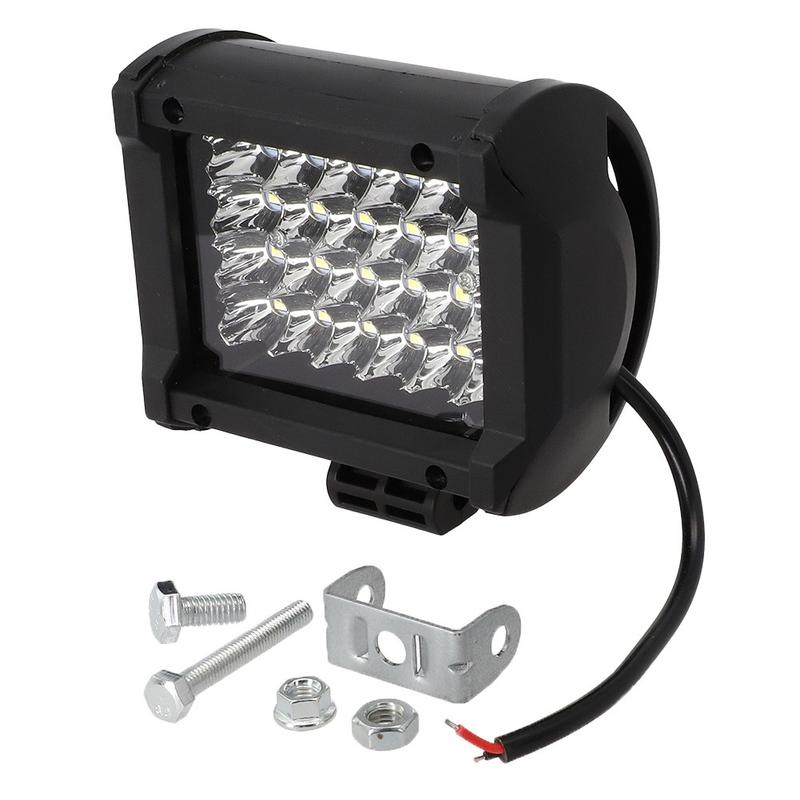 Thanh đèn LED làm việc, 4 inch, 72W, Đèn combo thể thao, Thích hợp cho lái xe Offroad và xe tải, Màu trắng 7