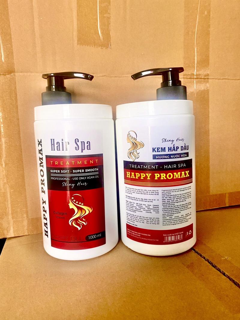 Product Introduction of KEM HẤP DẦU , DẦU XẢ TÓC HAPPYPROMAX 1000ML ( Lẻ 1 CHAI ) MỀM MƯỢT TÓC ,HƯƠNG PHẤN , HƯƠNG TRÁI CÂY , HƯƠNG TINH DẦU BẠC HÀ , HƯƠNG NƯỚC HOA Collagen   Dưỡng Tóc 13