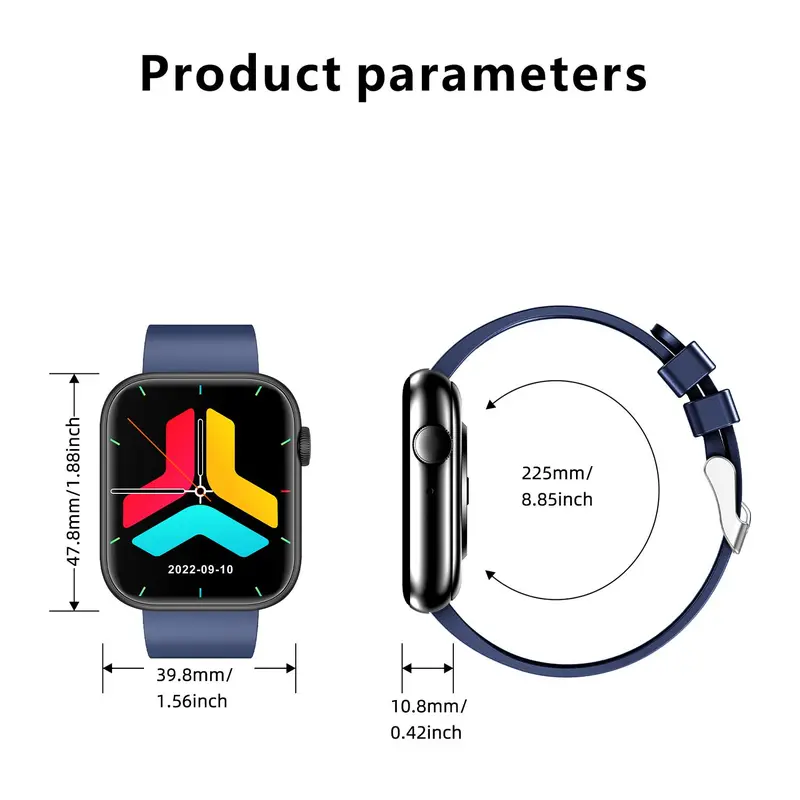 LIFEBEE Multifunctional Smart Watch, Fashion Digital Watch with Heart Rate Monitoring & Multiple Sports Modes, Waterproof Sports Watch for Women & Men, Stocking Fillers Gift 1