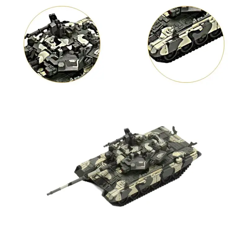 Bộ Dụng Cụ Xây Dựng Mô Hình Xe Tăng T-90 Của Nga, Tỷ Lệ 1 / 48, Mô Hình Xe Tăng Thu Nhỏ Trang Trí Bàn Làm Việc, Xe Tăng Xe Bọc Thép, Mô Hình 4D, Quà Tặng Ngày Lễ 1