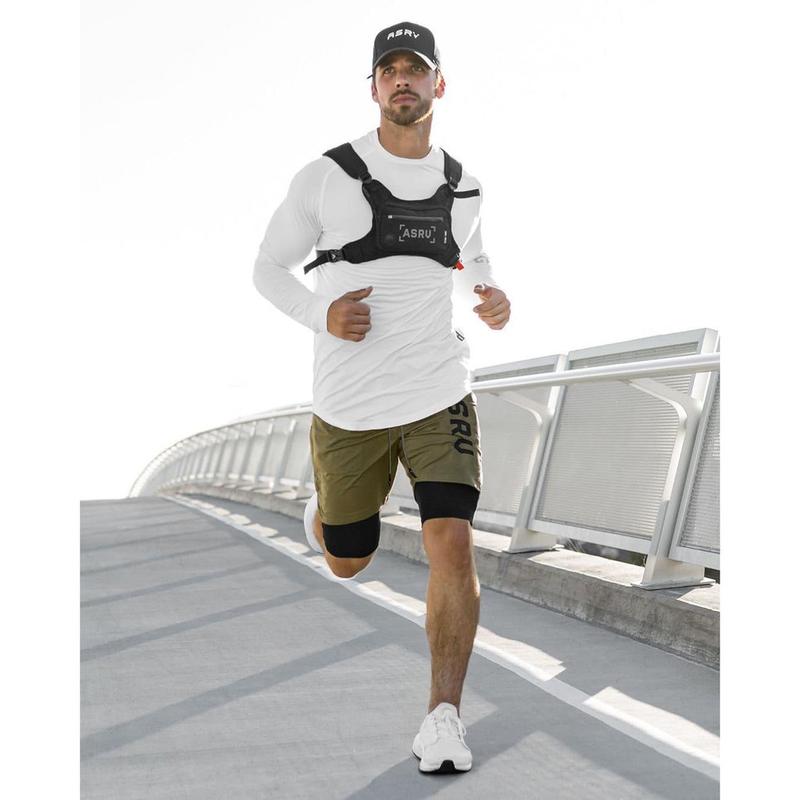 Áo tập gym nam dài tay ASRV training thun lạnh 4C,áo gym nam siêu thấm hút   Trang Phục Sport 8