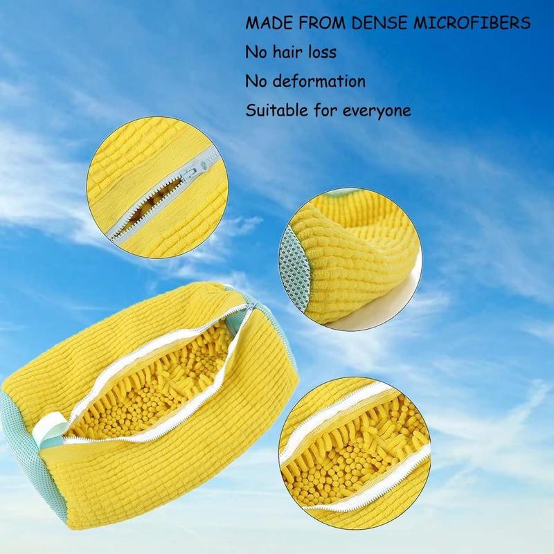 Product Introduction of Shoe Washing Bag, 1 Count/2 Counts Reusable Laundry Shoe Bag with Zipper, Shoe Washing Bag for All Shoe Types and Sizes, Laundry Care Bag 2