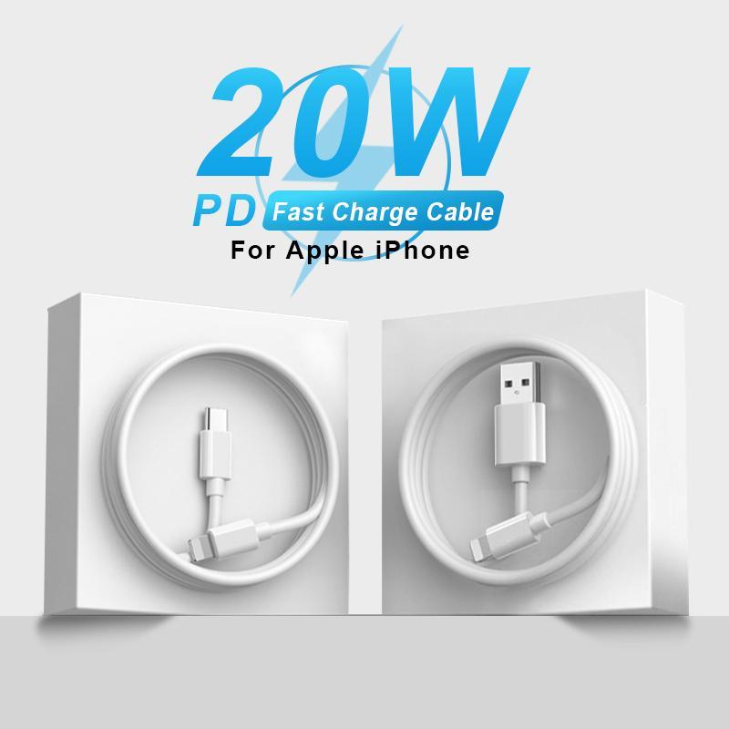 PD 20W USB C Fast Charging Cable For Apple iPhone 14 13 12 11 Pro Max ...