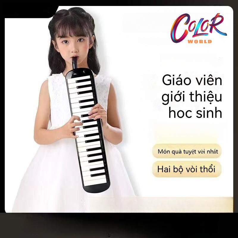  Kèn melodica 32 phím Kèn 32 phím Kèn thổi hơi cho bé cảm thụ âm nhạc - Color World 
