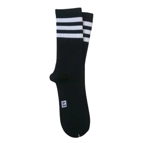 [ TEBAL ] kaos kaki oldschool polos garis tiga panjang - kaos kaki skate polos strip panjang Dewasa Katun Nyaman Remaja Sporty 3