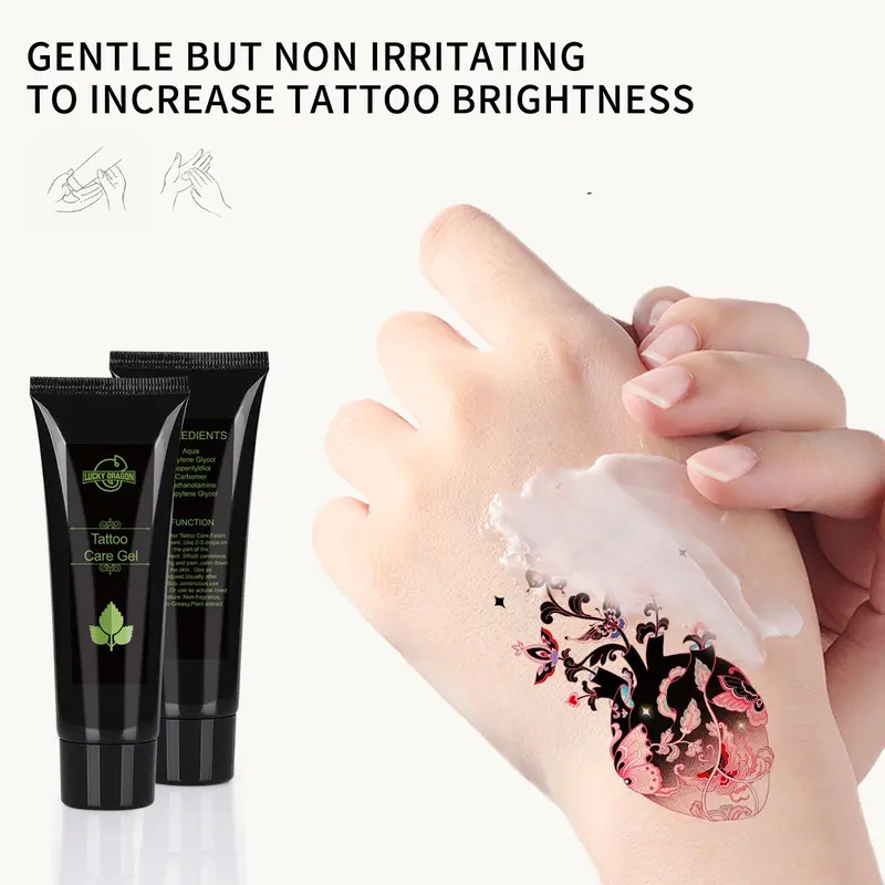 Tattoo Care Gel, Tattoo Aftercare Gel, Moisturizing Tattoo Gel, Body Care Product for Tattoo Artist & Beginners 5
