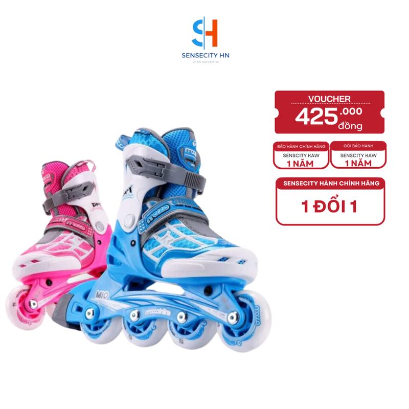 Giày Patin trẻ em tặng mũ và đồ bảo hộ 5 đến 14 tuổi Tặng nón bảo hiểm + Bảo hộ Sneaker Sport Kid Cho Bé Tập Thể Dục - Xả kho nên giảm sâu giá nhập 495K Nam